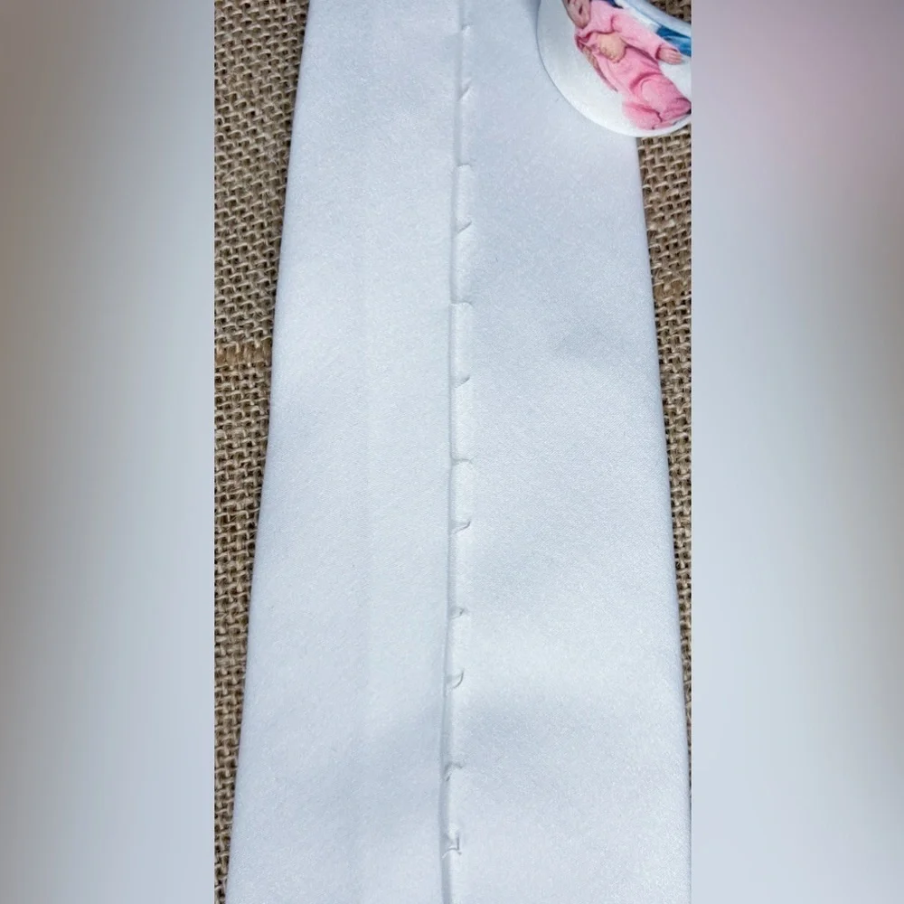 Vintage Children Motif Photo Necktie Tie Pop Art Tacky Funny Hipster Weird Twee